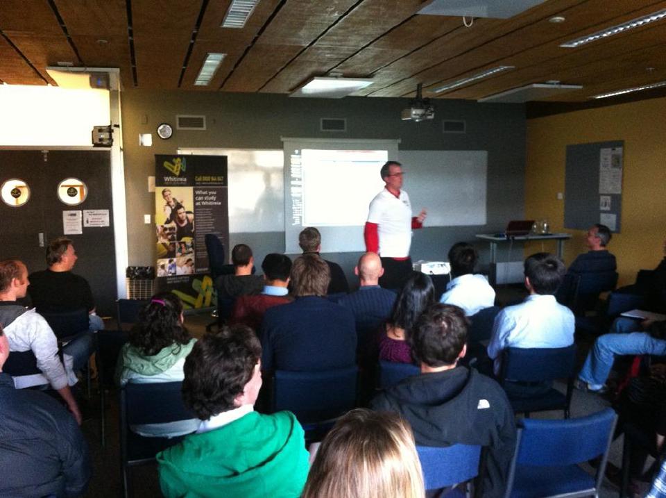 Rob Farley entertaining the room