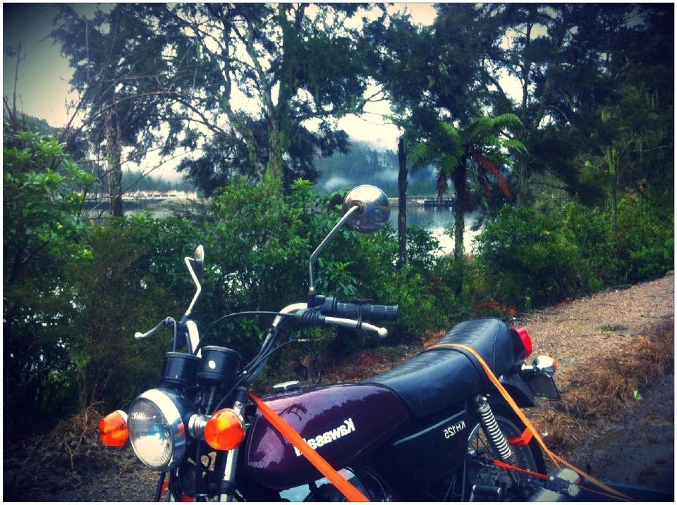 Towing the bike back home